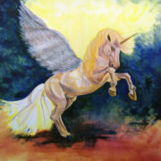 Unicorn Commissions and Pet Portraits. Gloucestershire. Sam James Artist.