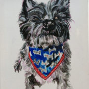 Cairn Terrier. Sam James Fine Art