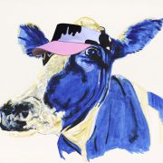 cow with visor