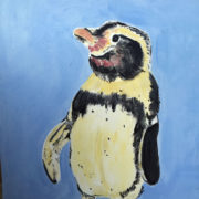 Little Penguin 40x50cm. Sam James Fine Art